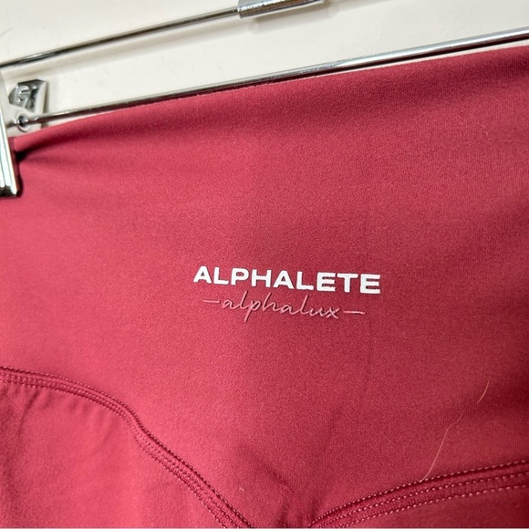 Alphalete Alphaluxe  Wonder 27" Leggings Shaped Butt Red Size XS - Picture 7 of 7